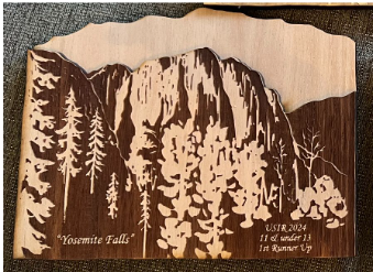 Custom Yosemite trophy