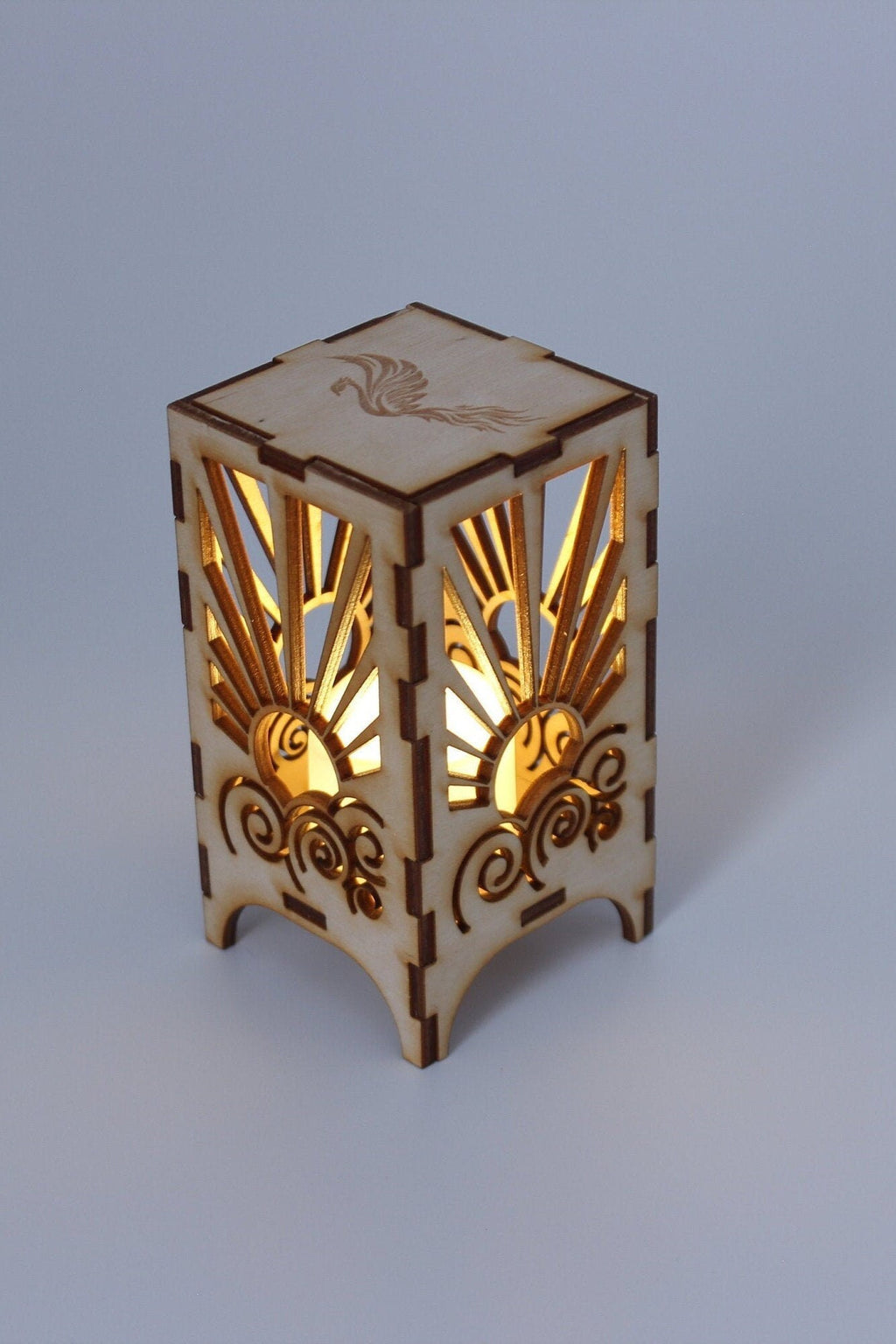 Sun Tea Candle Lantern: LED Night Light