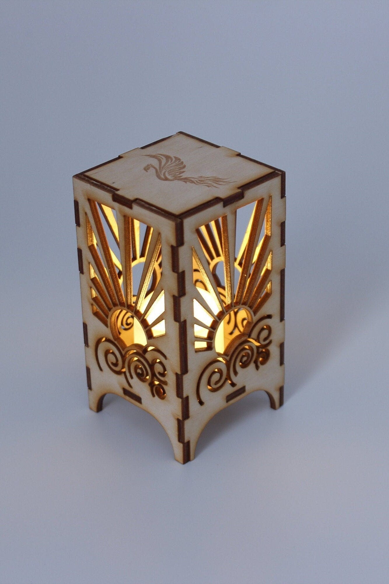 Sun Tea Candle Lantern: LED Night Light