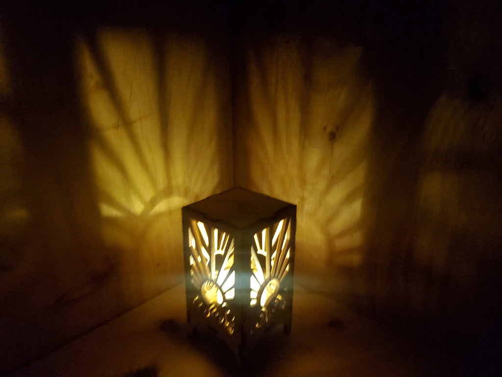 Sun Tea Candle Lantern: LED Night Light