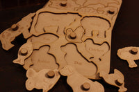 Thumbnail for Animal Shape Puzzle - wood toy
