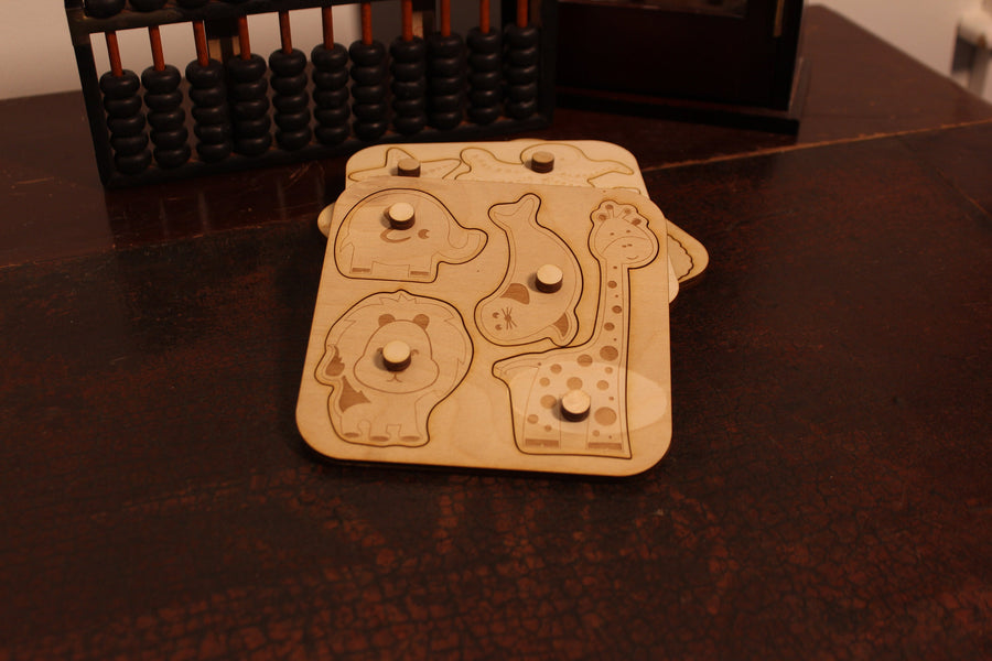 Animal Shape Puzzle - wood toy
