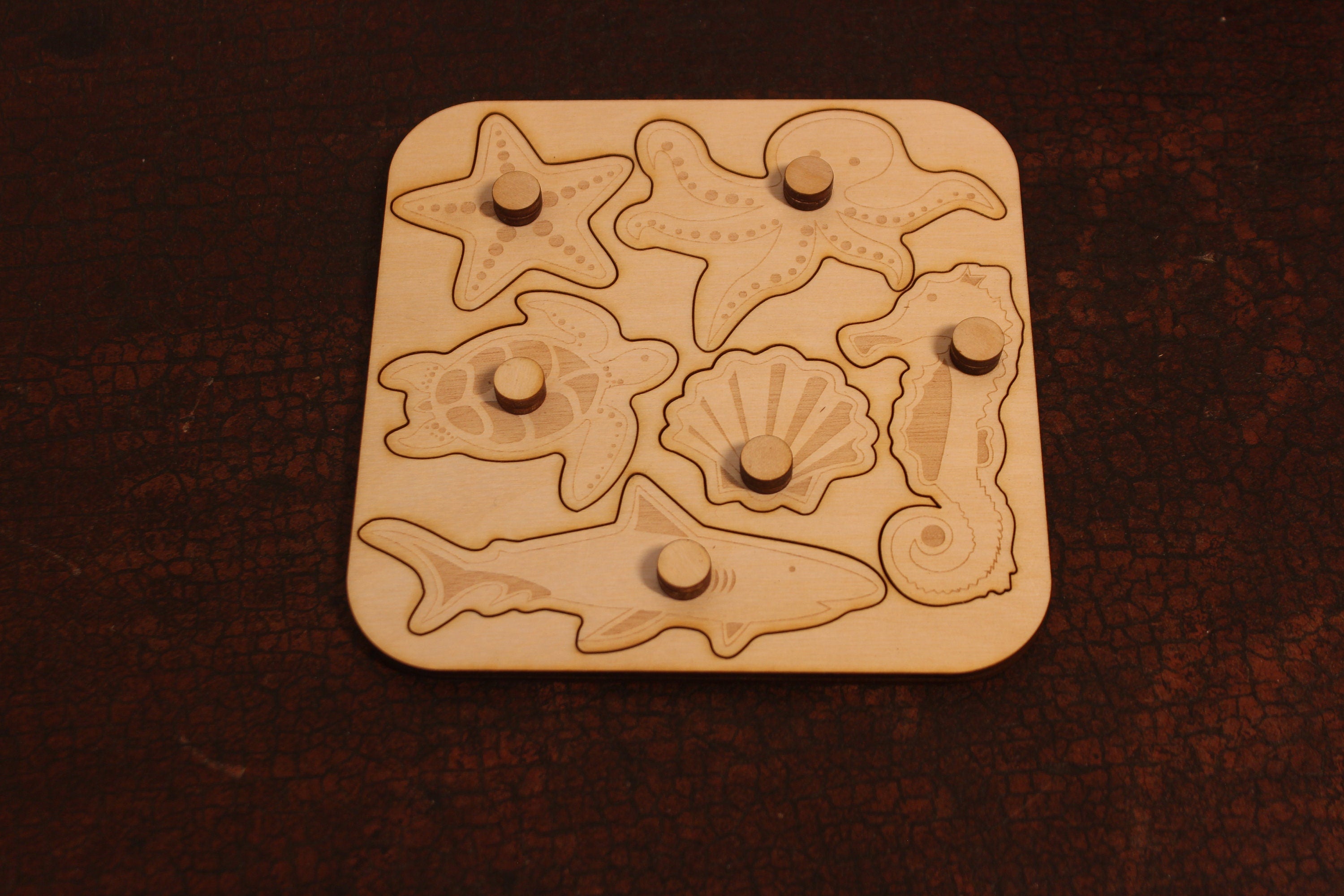 Animal Shape Puzzle - wood toy