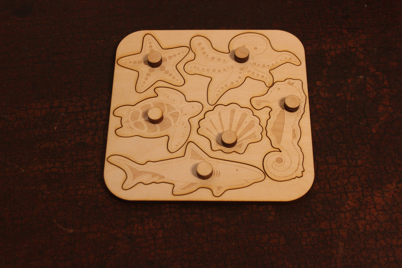Animal Shape Puzzle - wood toy