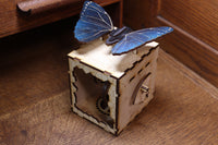 Thumbnail for Blue Morpho Butterfly Automata, Wooden Butterfly Model, Science Gift