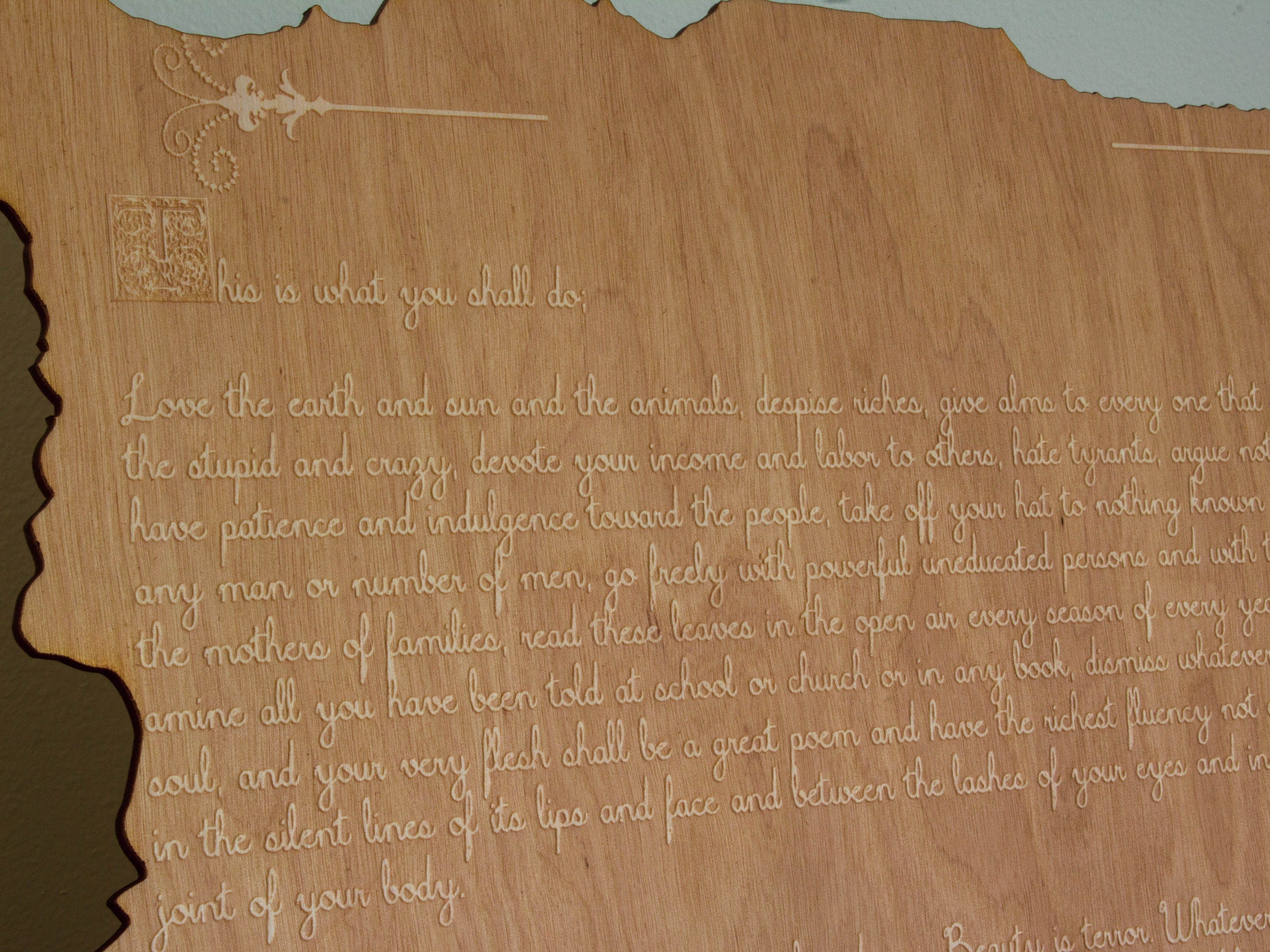 Custom Engraved Wooden Plaque: Personalized Wedding Vows, Love Letter Keepsake