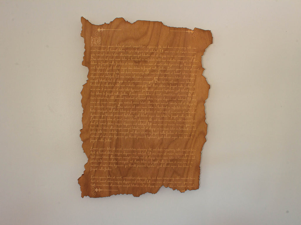 Wall art wood decor personalized letter | Custom message wall sign