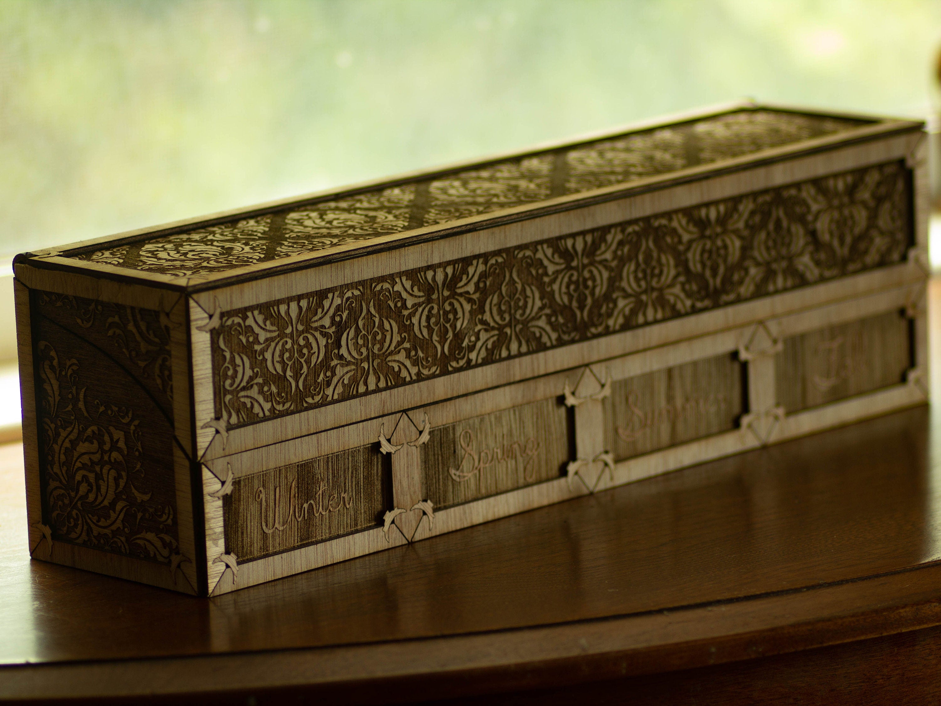 Custom Seed Organizer Box | Personalized Garden Rack | Cottage Core Decor