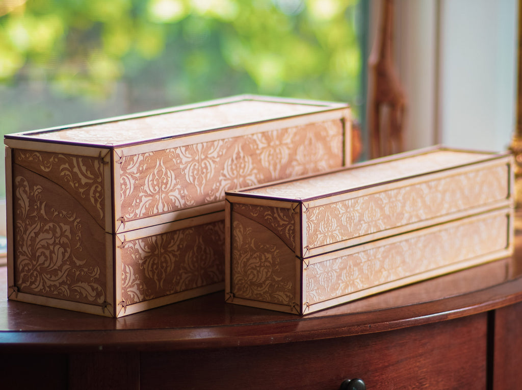 Engraved Wooden Seed Storage Box | Personalized Garden Seed Organizer with Wall Mount | 4 Compartments, Custom Labels