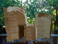 Good Timber Wood engraved poem| Poem with a stand | Large, medium and small.