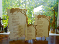 Thumbnail for Engraved Maple poem - Custom love letter - Personalized Wood Plaque - Poem Print Gift for Her