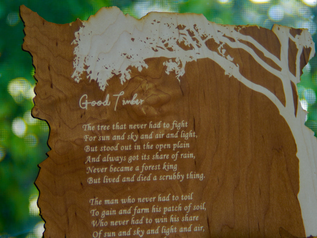 Engraved Maple poem - Custom love letter - Personalized Wood Plaque - Poem Print Gift for Her