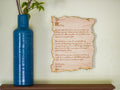 Engraved Wood Poem: Custom Personalized Wall Decor Keepsake