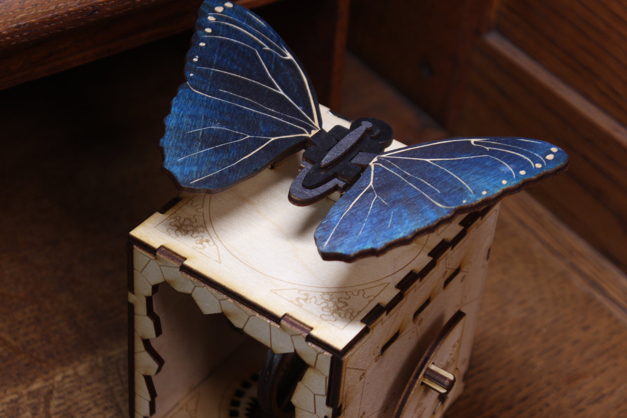 Blue Morpho butterfly automata