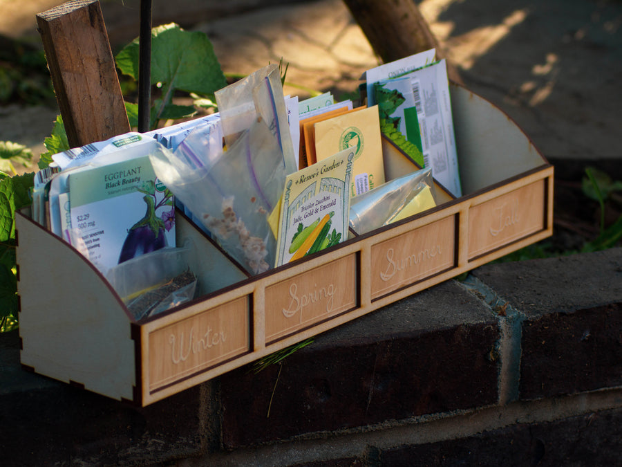 Garden Seed Organizer Box