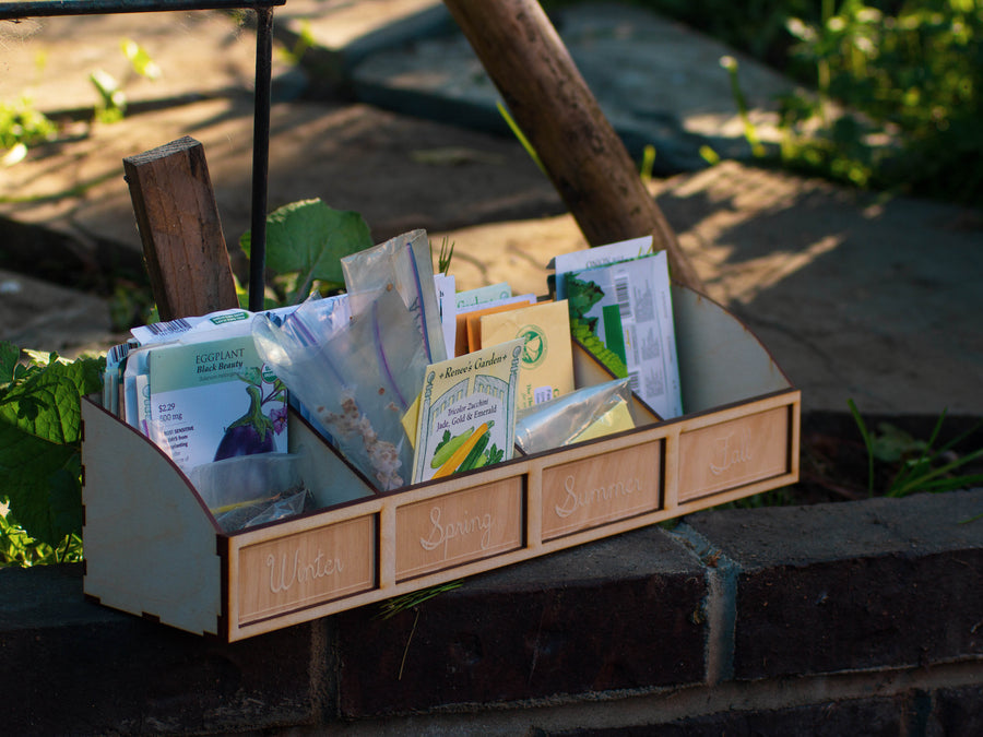 Garden Seed Organizer Box