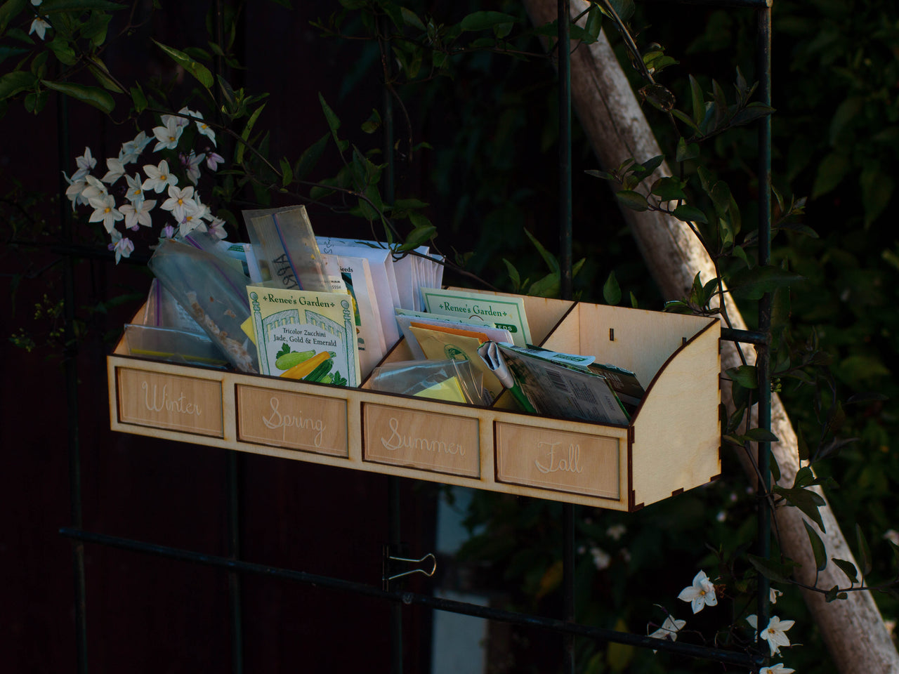 Garden Seed Organizer Box