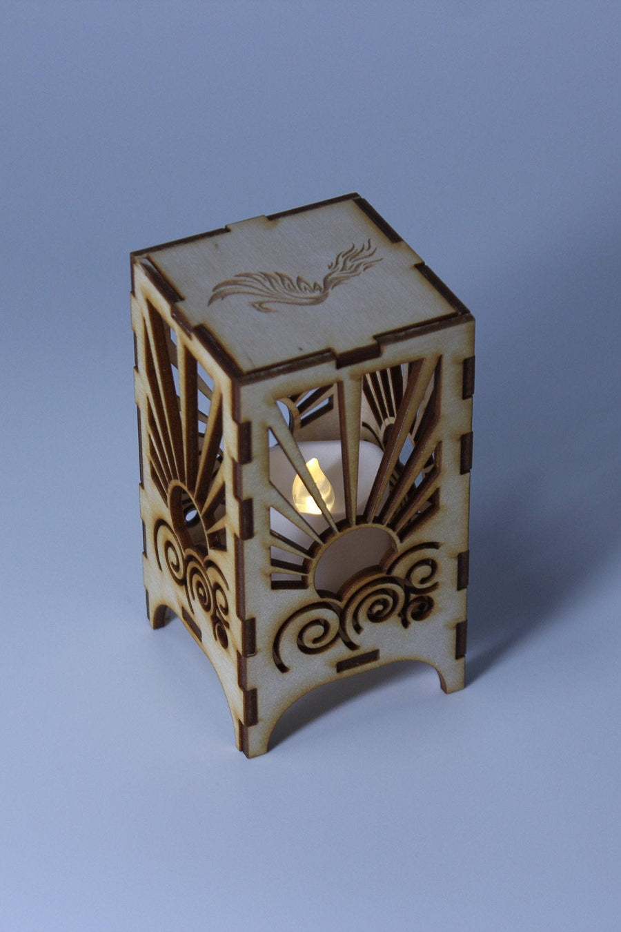 Sun tea candle lantern.